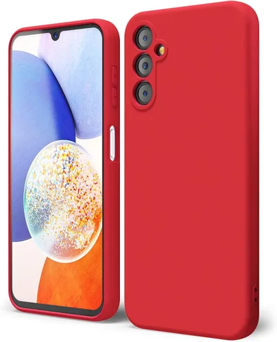 Vista 60 de oakxco Funda para teléfono Samsung Galaxy A12 con agarre de silicona líquida, linda delgada fina suave cubierta de gel de goma TPU lisa para mujeres