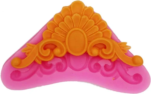 Vista 2 de Molde de silicona Art Deco para manualidades de azúcar, pasta de goma para decoración de pasteles
