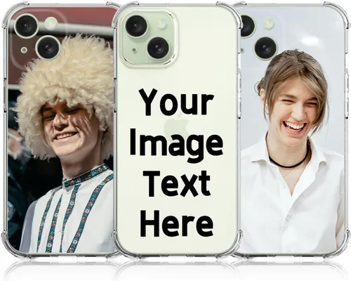 Vista 35 de Funda de teléfono con foto personalizada para iPhone 14 de 6.1 pulgadas, funda de TPU suave personalizada con absorción de golpes para iPhone 14