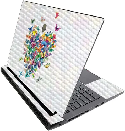 Vista 299 de MightySkins - Skin brillante con purpurina para Alienware M17 R3 (2020) y M17 R4 (2021) - Diversión de los años 90 Acabado duradero con purpurina