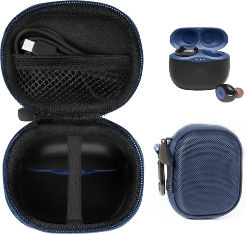 Vista 7 de Alltravel Funda para auriculares JBL Tune 125TWS True Wireless In-Ear Headphones (negro)