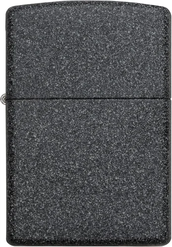 Vista 2 de Zippo Encendedor clásico de bolsillo de piedra de hierro, negro