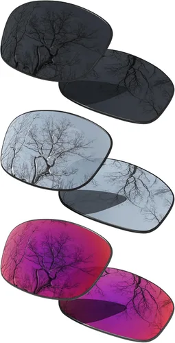 Vista 12 de Set of 3 Replacement Lenses for Oakley Fives Squared OO9238 Pack