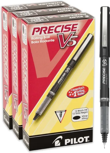 Vista 6 de Lapicera Roller Ball Pilot Precise V5., Negro