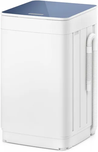 Vista 10 de Auertech Lavadora portátil, lavadora compacta totalmente automática de 0.9 pies cúbicos con bomba de drenaje, 10 programas, 3 niveles de agua, combo