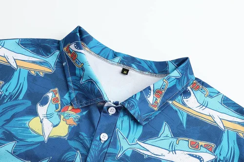 Vista 93 de Camisas de golf para hombre, Dry Fit, camisa de golf de manga corta, divertidas camisas polo de golf