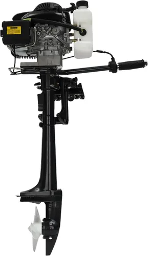 Vista 14 de Motor fuera de borda de 2 tiempos de 2.3 HP, motor de barco de gas de 52 cc, motor de gasolina, motor de lancha de pesca, motor de timbre, control