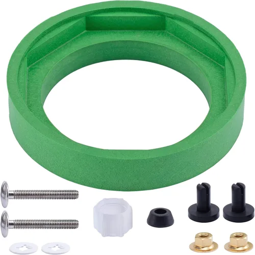 Vista 9 de Kit de junta de tanque a tazón de inodoro RAINGOWN para estándar americano, parte de inodoro Champion 4 AS738756-0070A, kit de reemplazo de tanque