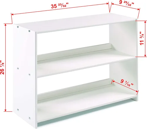 Vista 2 de Donco Kids Louver Low LOFT Librería Blanco (790-DW)