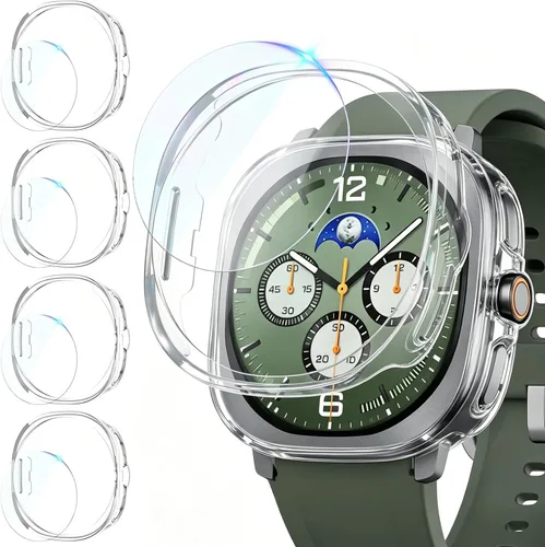 Vista 27 de Rc-Z - Funda protectora de pantalla para Samsung Galaxy Watch 5 4 de 1.575 in (6+6 unidades)