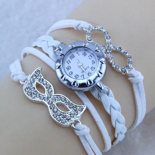 Vista 6 de RUBYCA Mezcla Surtido 25pcs Lote Metal Lateral Pulsera de Cristal Conector de Cuentas DIY Joyería Shamballa