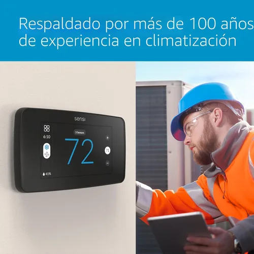 Vista 12 de Sensi Touch 2 - Termostato inteligente con pantalla táctil a color, 100 años de experiencia, programable, Wi-Fi, privacidad de datos, fácil