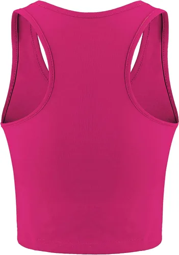 Vista 5 de Boao 4 camisetas básicas sin mangas de espalda cruzada para mujer