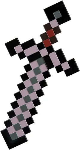 Vista 7 de Minecraft - Accesorio de disfraz de espada de diamante de Minecraft Azul
