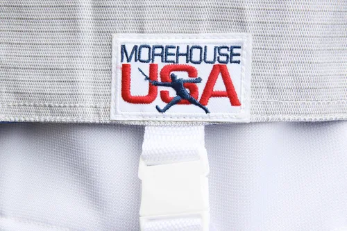 Vista 3 de Morehouse USA Esgrima - Chaqueta eléctrica laminada laminada, Gris