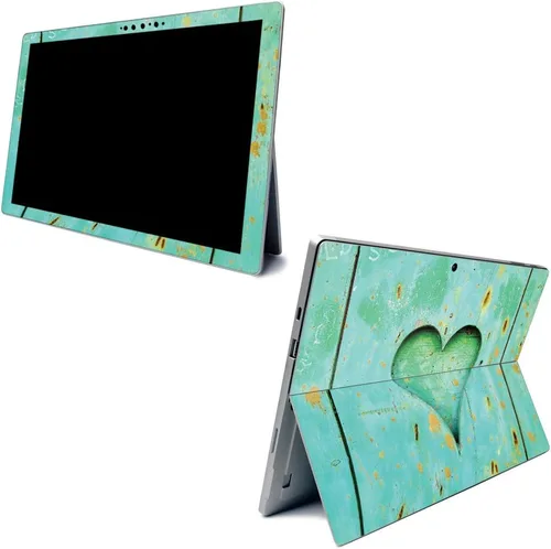 Vista 16 de MightySkins - Skin de fibra de carbono para Microsoft Surface Pro 7 – Bamboo Ohm Acabado de fibra de carbono texturizado Fácil de aplicar