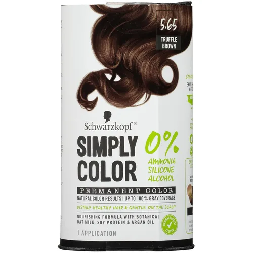 Vista 18 de Schwarzkopf Simply Color - Tinte permanente para el cabello, chocolate oscuro 3.65, de larga duración con ingredientes nutritivos, sin amoníaco ni