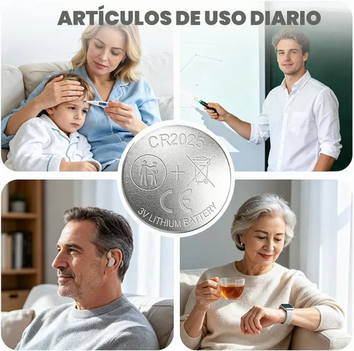 Vista 4 de Cr2025 - Batería de litio 2025 de 3 V para llave remota de coche (20 unidades (paquete de 1))