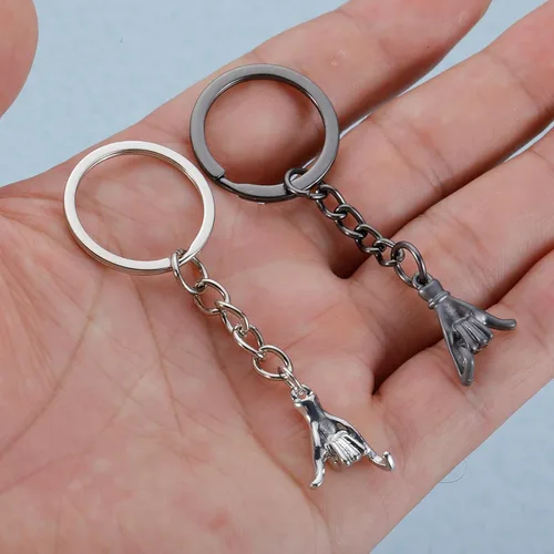 Vista 5 de Sophauteem Pinky Promise - Regalo para parejas, regalos a juego para novio, novia, mejor amigo, aniversario para él, su esposo, esposa, llaveros a