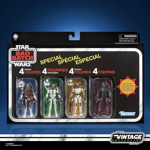 Vista 2 de STAR WARS The Vintage Collection The Bad Batch Special - Paquete de 4 figuras de acción a escala de 3.75 pulgadas, juguetes para niños de 4 años