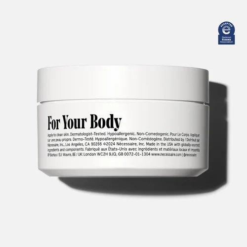 Vista 2 de Nécessaire The Body Cream - Reparación rica de barreras con 5% de niacinamida, 5 ceramidas esenciales + ácido hialurónico. Sin fragancia. No
