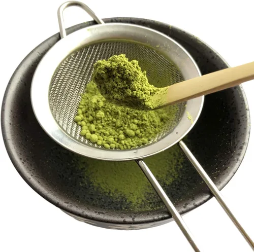 Vista 4 de Artcome Juego de té matcha japonés tradicional (9 piezas)