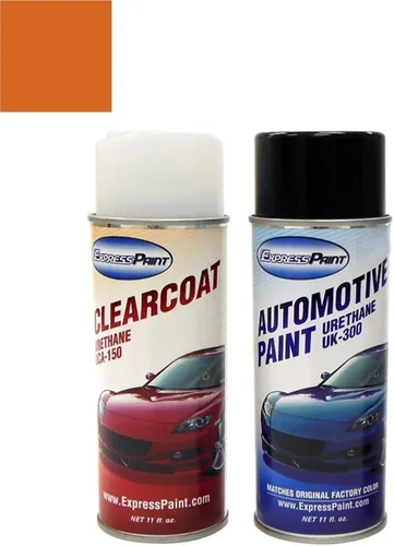 Vista 6 de Aerosol para pintura de retoque automotriz Dodge Stratus - Capa transparente metálica de acero plateado A4/DA4 - Paquete todo incluido