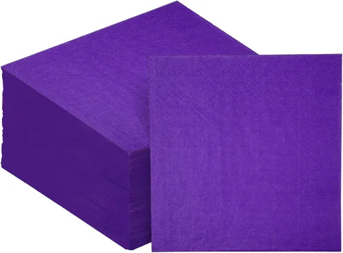 Vista 11 de Servilletas de cóctel de 24 colores de 5 x 5 pulgadas desechables servilletas de papel para bebidas para cóctel, boda, cena, fiesta de cumpleaños