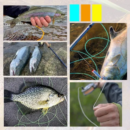 Vista 6 de 3/4 5/6 7/8 9/10WT Carrete de pesca con mosca con combinación de líneas, 3, 5, 8 WT Líder de respaldo de línea de mosca mecanizado CNC