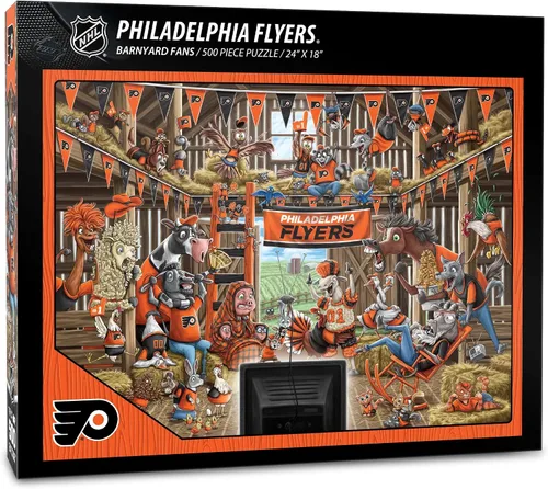 Vista 6 de YouTheFan NHL Barnyard Fans - Rompecabezas de 500 piezas