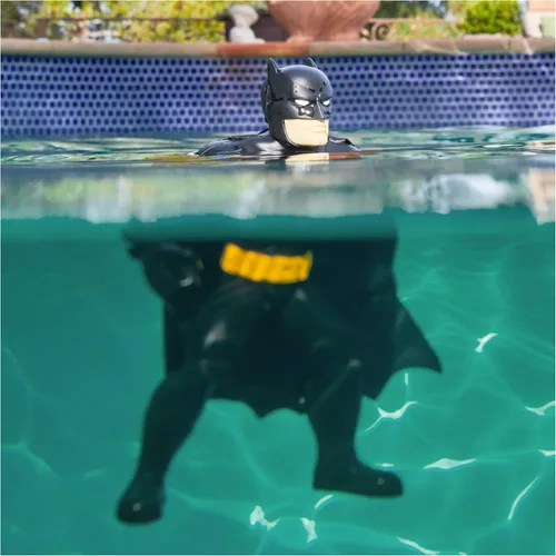 Vista 6 de SwimWays DC Batman - Figuras flotantes, accesorios de piscina y juguetes de piscina para niños, suministros de fiesta de Batman y juguetes acuáticos