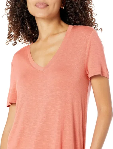 Vista 3 de GAP Camiseta de manga corta con cuello en V para mujer