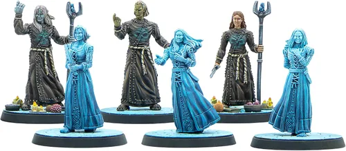 Vista 2 de Modiphius: The Elder Scrolls Call to Arms - Fantasmas de Yngvild - Expansión de resina de 6 figuras, capítulo 4, sin pintar, miniaturas RPG de 1.260