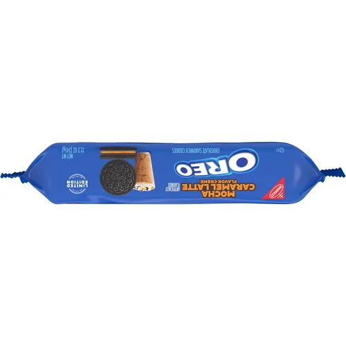 Vista 8 de OREO Doble Stuf Mocha Latte Galletas, paquete de 12.2 onzas