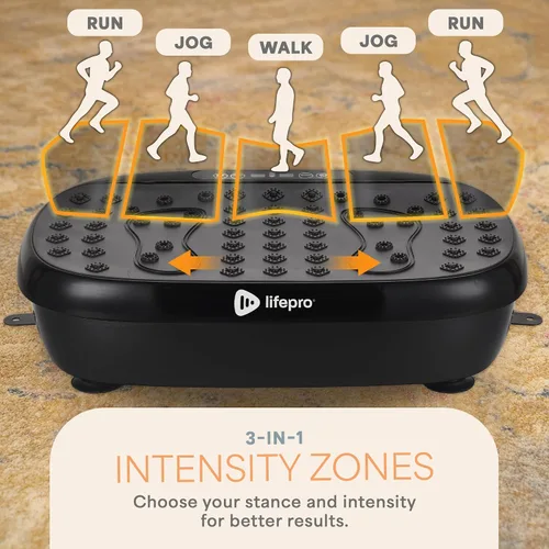 Vista 9 de Lifepro HexaPlate Lite Vibration Plate Exercise Machine — Magnetic Acupoints, 99 Speeds & 10 Presets Vibration Platform Machine with Resistance