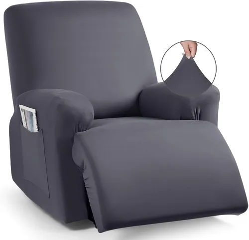 Vista 40 de TAOCOCO Fundas Elásticas para Sillones Reclinables de 3 Piezas Fundas Sólidas para Muebles Funda para Sillón Reclinable Fundas Deslizables