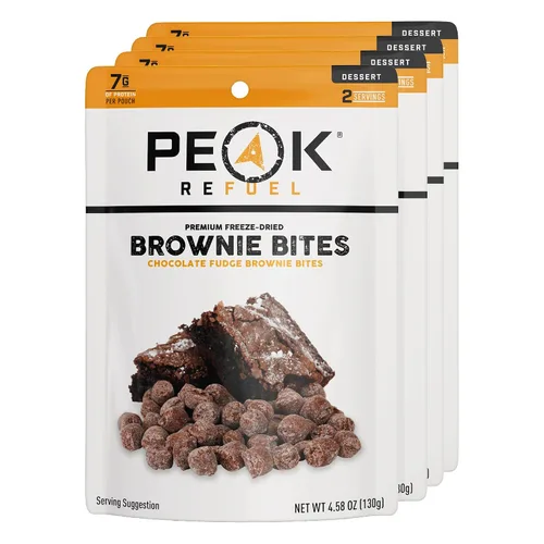 Vista 19 de Peak Refuel Fudge Brownie Bites, refrigerio liofilizado para camping, 1