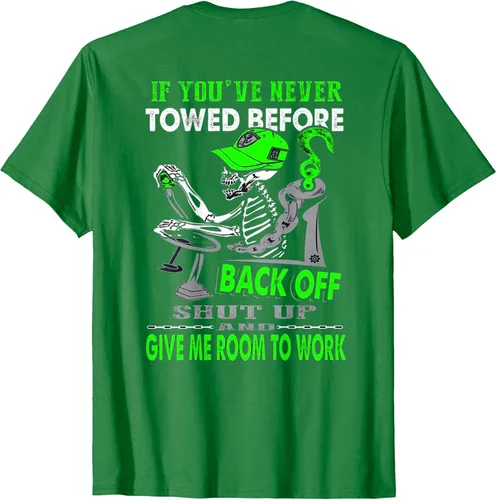 Vista 5 de Proud Tow Truck Operator - Camiseta, Negro, S