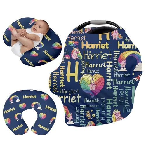 Vista 24 de Funda de asiento de automóvil personalizada para bebés, cubierta multiusos para asiento de automóvil con nombre, fundas de asiento de automóvil