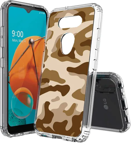 Vista 28 de Compatible con LG Aristo 5, funda transparente impresa, a prueba de golpes, arañazos, compatible con LG Phoenix 5/Fortune 3/Tribute Monarch/Risio 4
