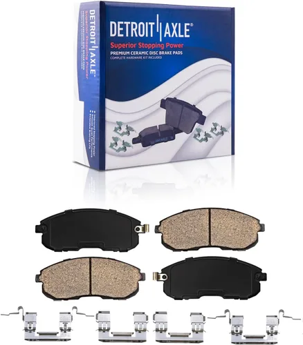 Vista 35 de Detroit Axle - Pastillas de freno para Avalanche Express Suburban Savana Yukon XL 1500 Chevy Tahoe GMC Cadillac Escalade, Pastillas de freno