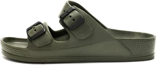 Vista 2 de LUFFYMOMO - Sandalias Eva con hebilla doble ajustable para hombre