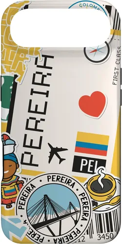 Vista 27 de Flight Boarding Pass Tag Label to Destination Pereira Case for iPhone 16