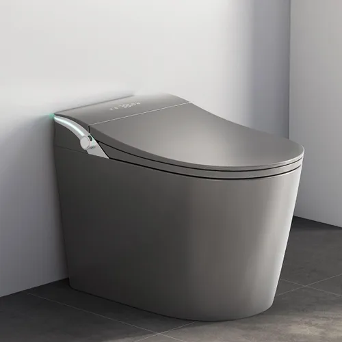 Vista 11 de Inodoro inteligente WinZo, inodoro sin tanque Dynamic Clean con secador, inodoro de una pieza de altura de comodidad ADA con bidé de agua caliente