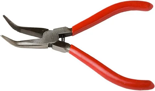 Vista 6 de Excel Blades Alicates de punta de aguja de agarre suave, herramienta de precisión de 5.5 pulgadas, ideal para hacer joyas, doblar alambre y trabajar