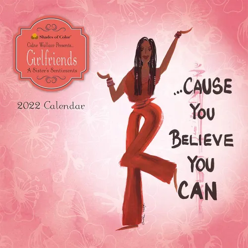 Vista 9 de Shades of Color Girlfriends, A Sister's Sentiments - Calendario afroamericano 2018 de Cidne Wallace de 12 x 12 pulgadas, (18GF)