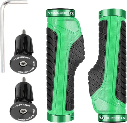 Vista 12 de Puños ergonómicos de manubrio de bicicleta, de Topcabin, con amplia superficie de agarre