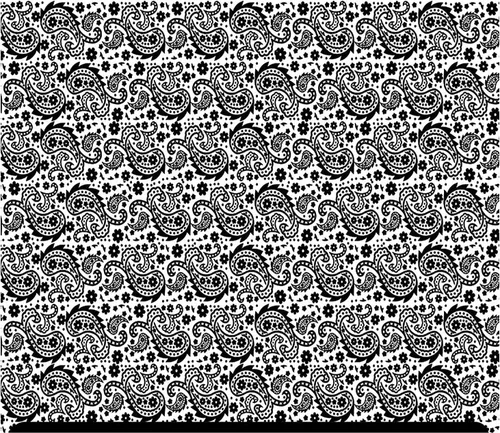 Vista 10 de HTV con estampado de día en blanco y negro (19.66 x 36 pulgadas), tablero de ajedrez B&W