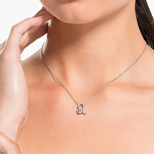 Vista 6 de Swarovski All Zodiac Symbols Pendant Necklace Jewelry Collection, Clear Crystals