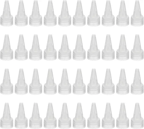 Vista 7 de PATIKIL Tapas de botella giratorias, 40 piezas de repuesto para botellas de pegamento y pintura, color negro
